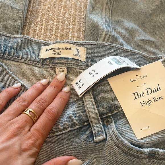 the dad high waisted abercrombie jesns nwt - Picture 3 of 3